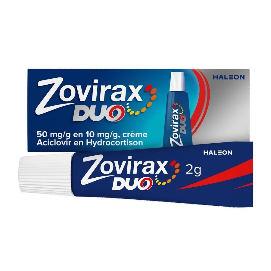 Zovirax Duo 50 mg/g en 10 mg/g crème