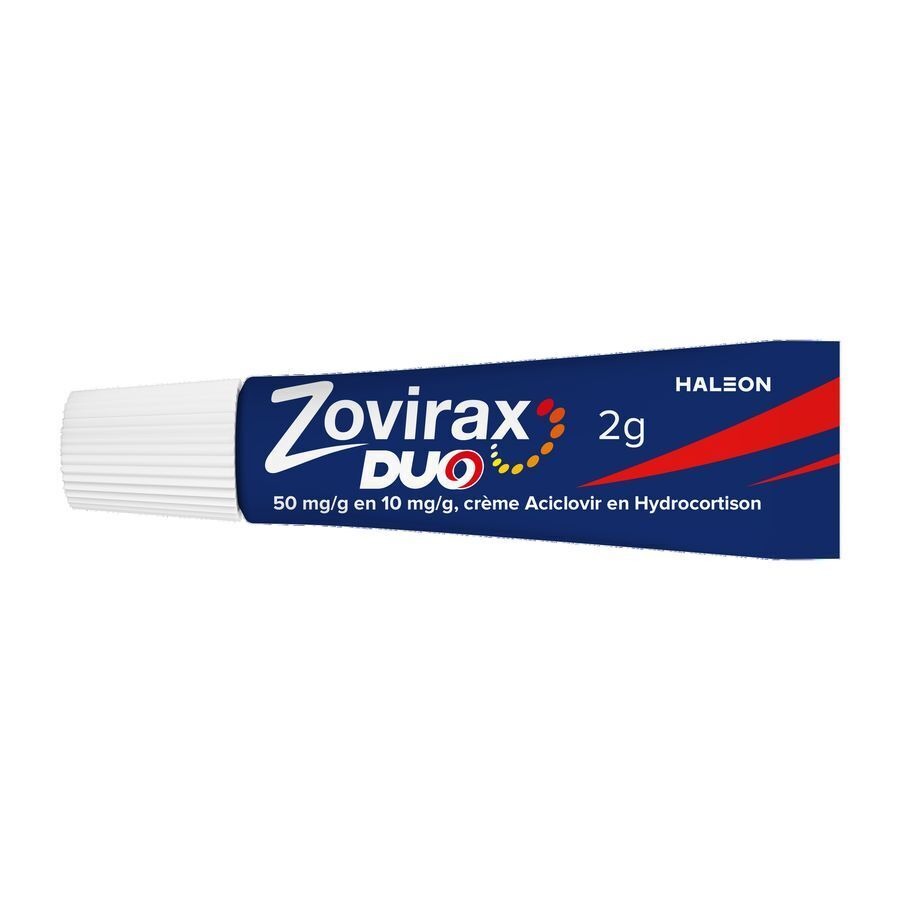 Zovirax Duo 50 mg/g en 10 mg/g crème