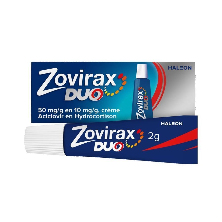 Zovirax Duo 50 mg/g en 10 mg/g crème