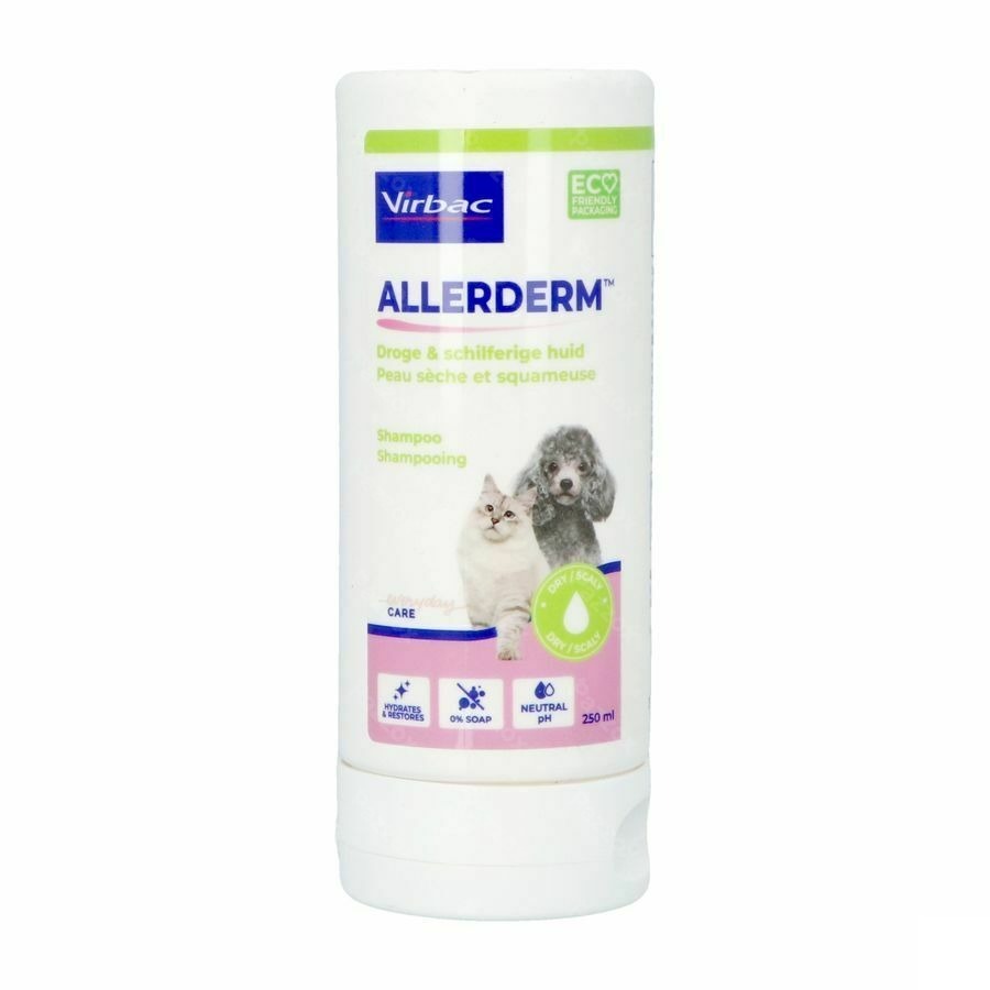 Allerderm Dry Skin Sh Hond&kat 250ml