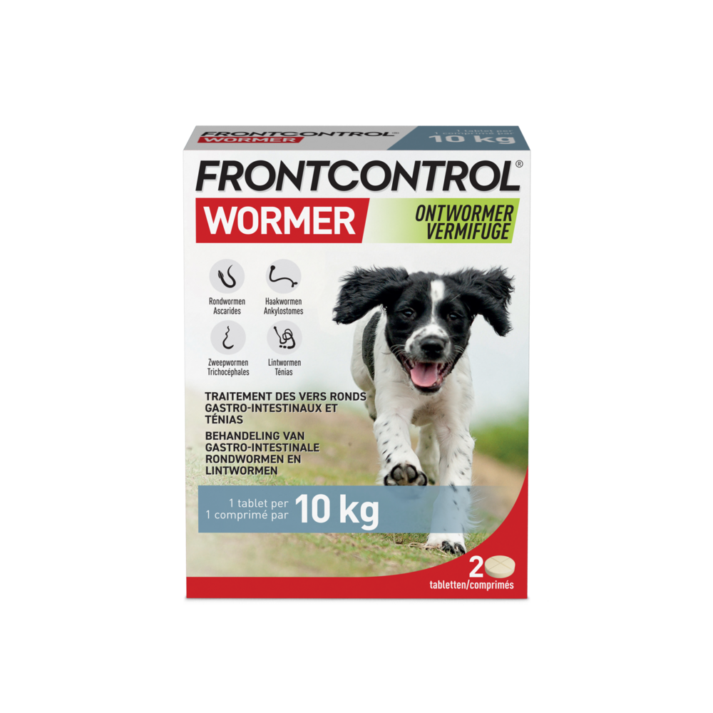 Frontcontrol Wormer Honden 2 Tabletten