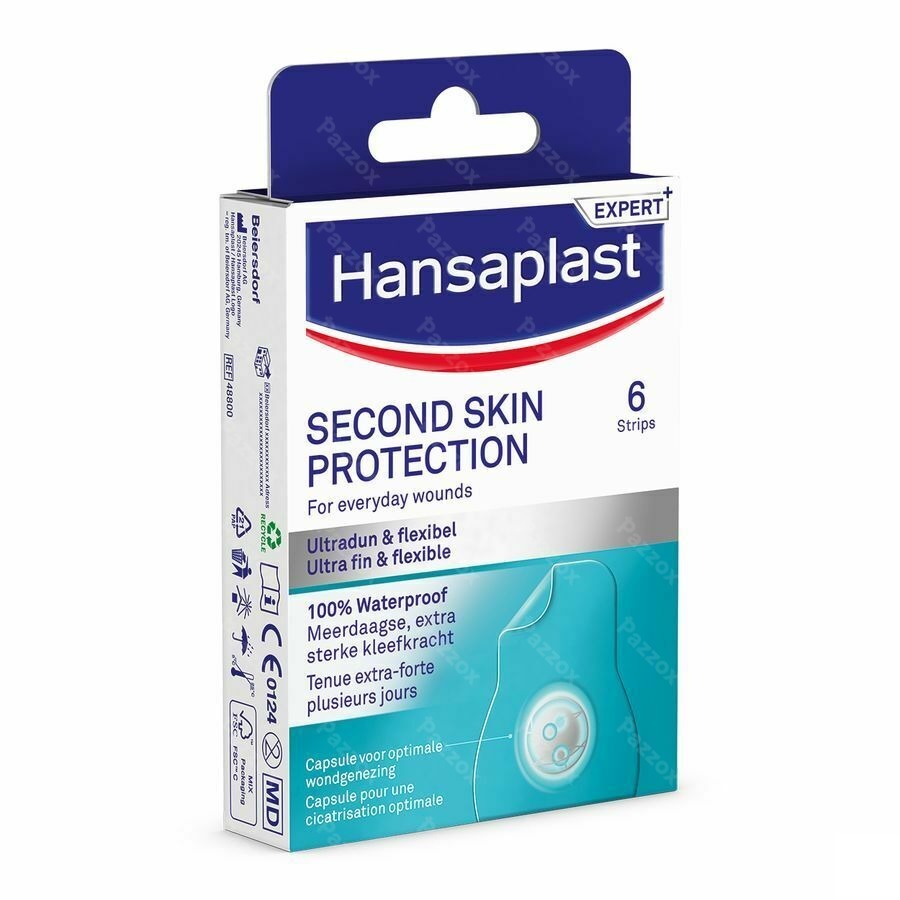 Hansaplast Second Skin Protection 6 Strips