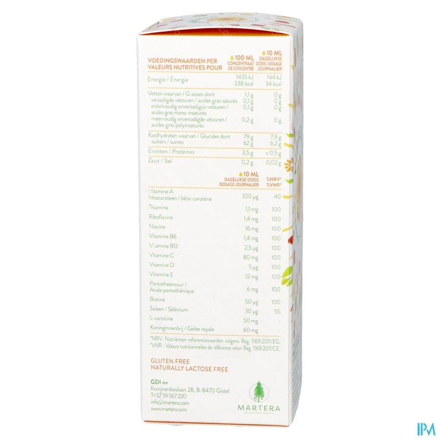Vibracell Energy&vitality Plant.multiv.15x10ml Nf