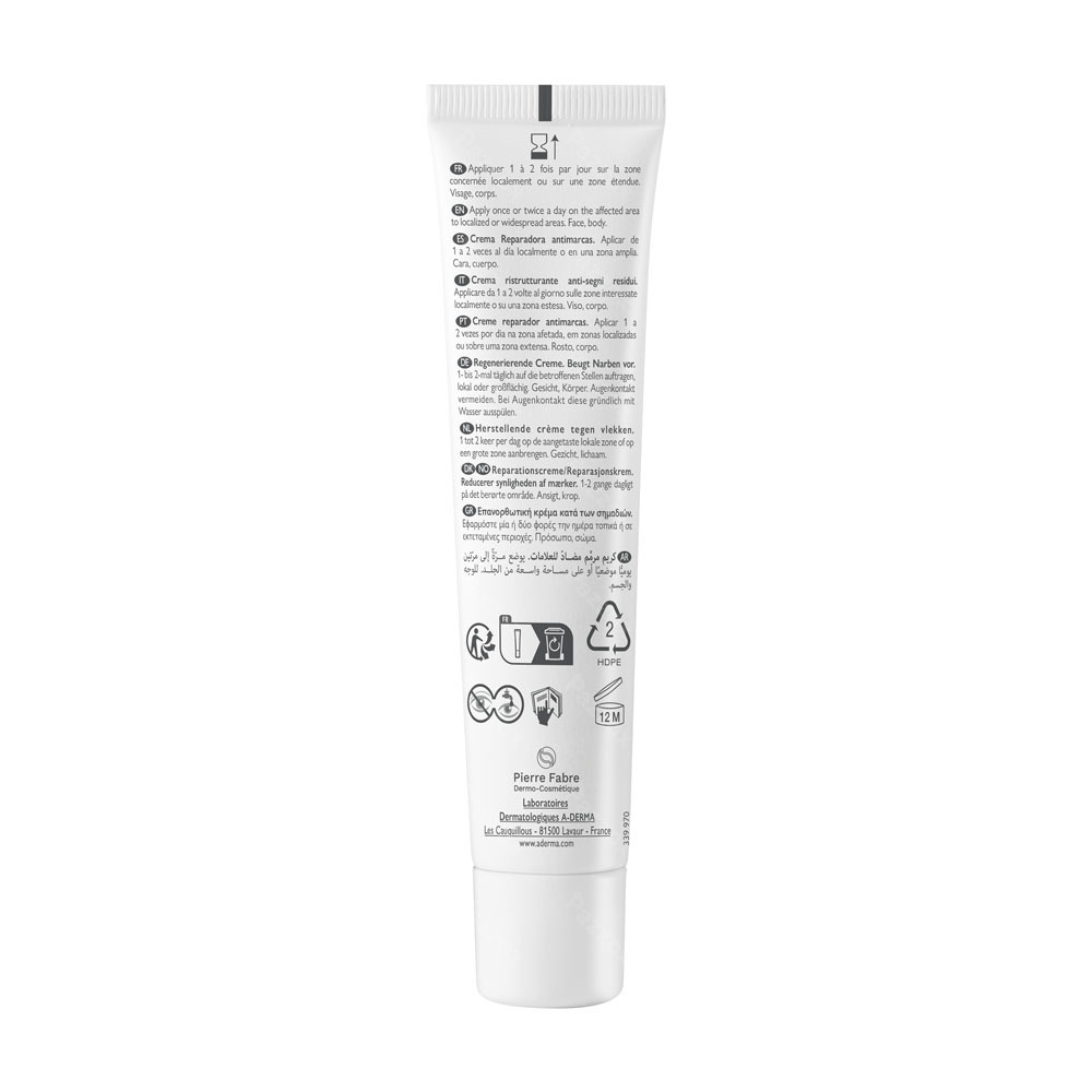 Aderma Epitheliale Creme SPF50+ Anti-vlekken 40ml