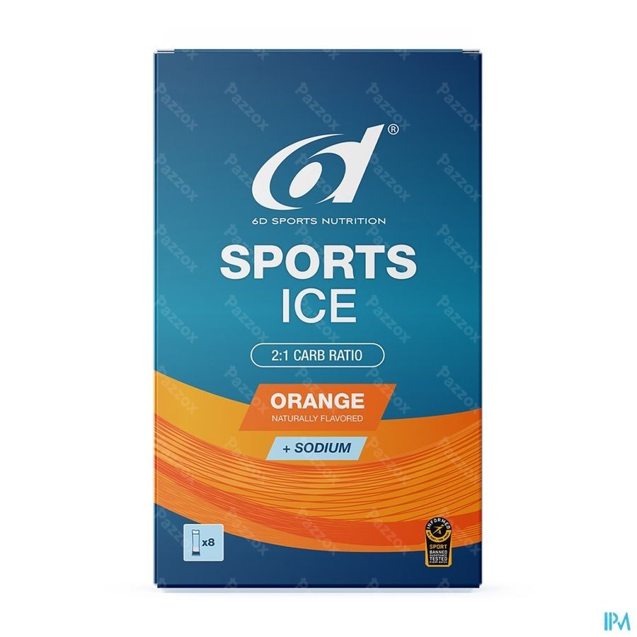 6D Sports Ice Orange 8x77ml