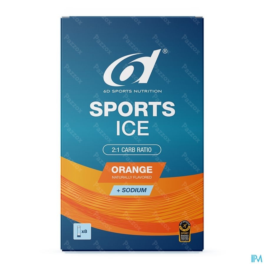 6D Sports Ice Orange 8x77ml