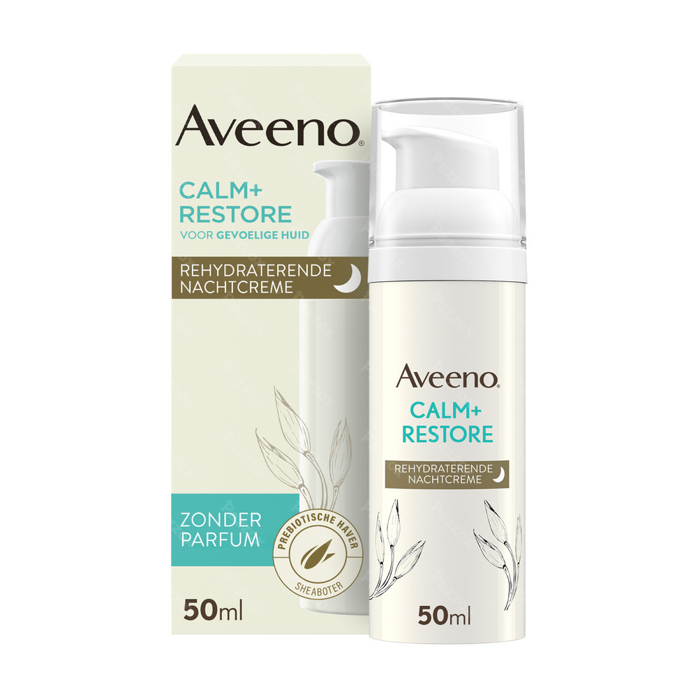 Aveeno Calm+Restore Rehydraterende Nachtcrème 50ml