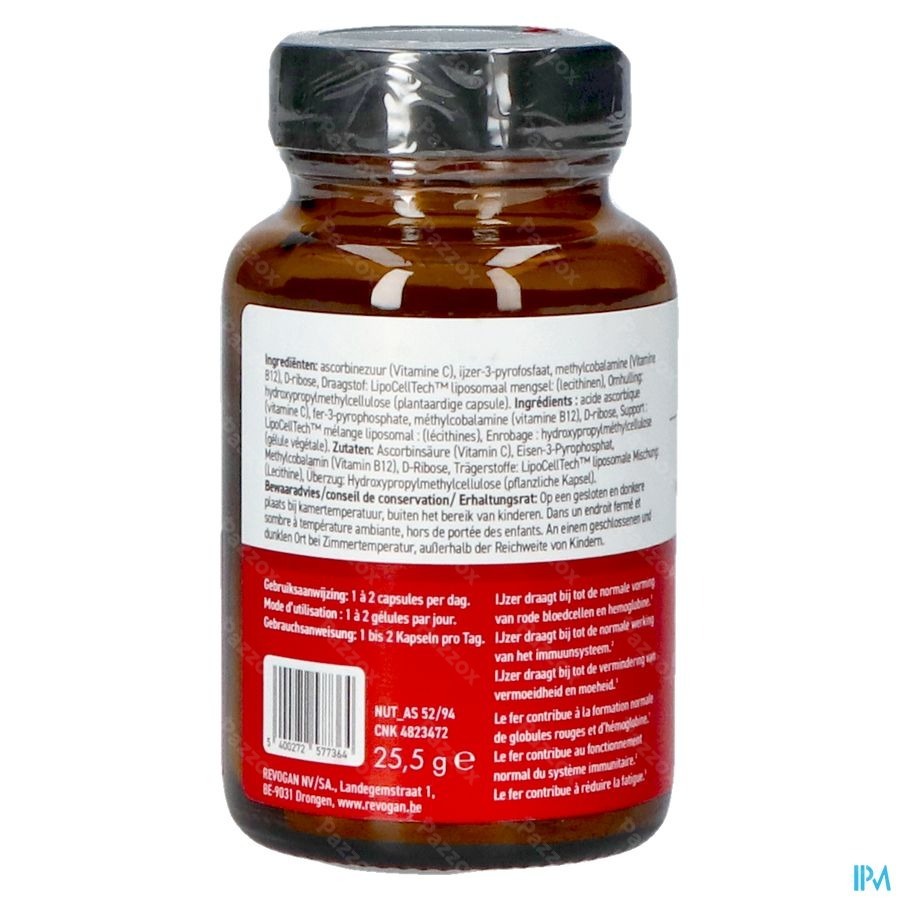 Revogan Lip-O-Ferro 60 Capsules