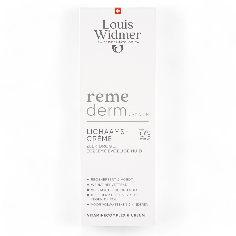 Louis Widmer Remederm Lichaamscrème Zonder Parfum 200ml