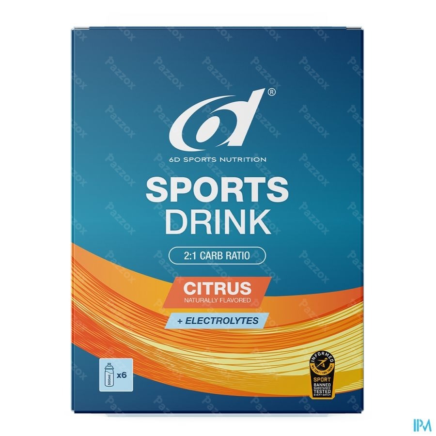 6d Sports Drink Citrus 6x33g