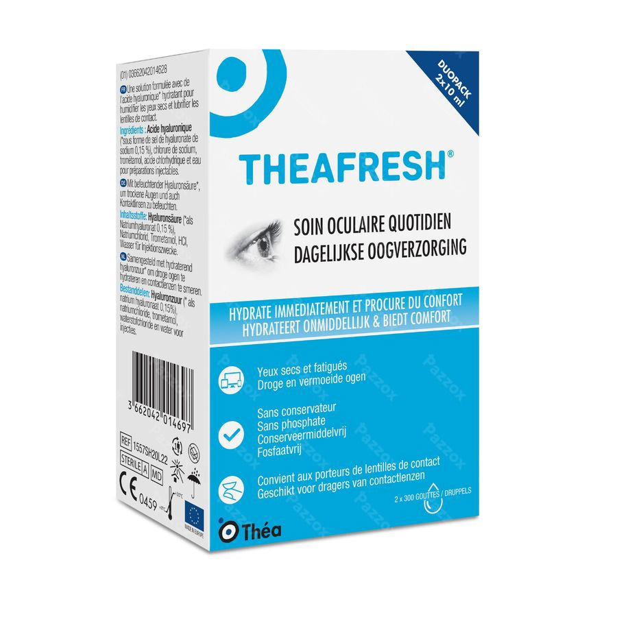 Theafresh Oogdruppels Duopack 2x10ml