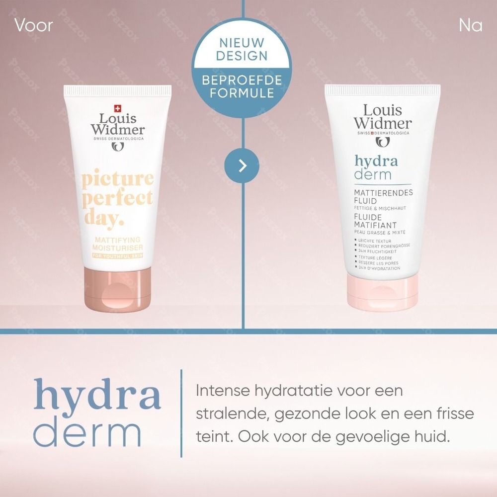 Louis Widmer Hydraderm Matterende Fluide 50ml