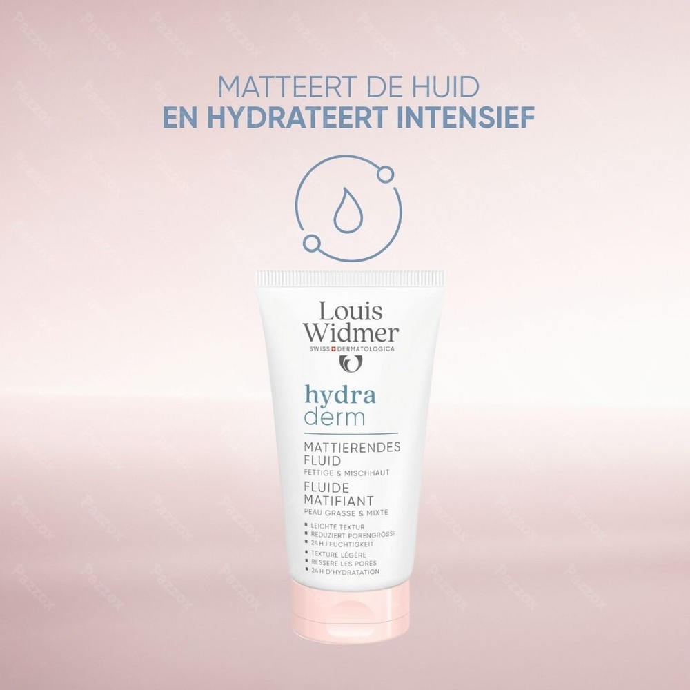 Louis Widmer Hydraderm Matterende Fluide 50ml