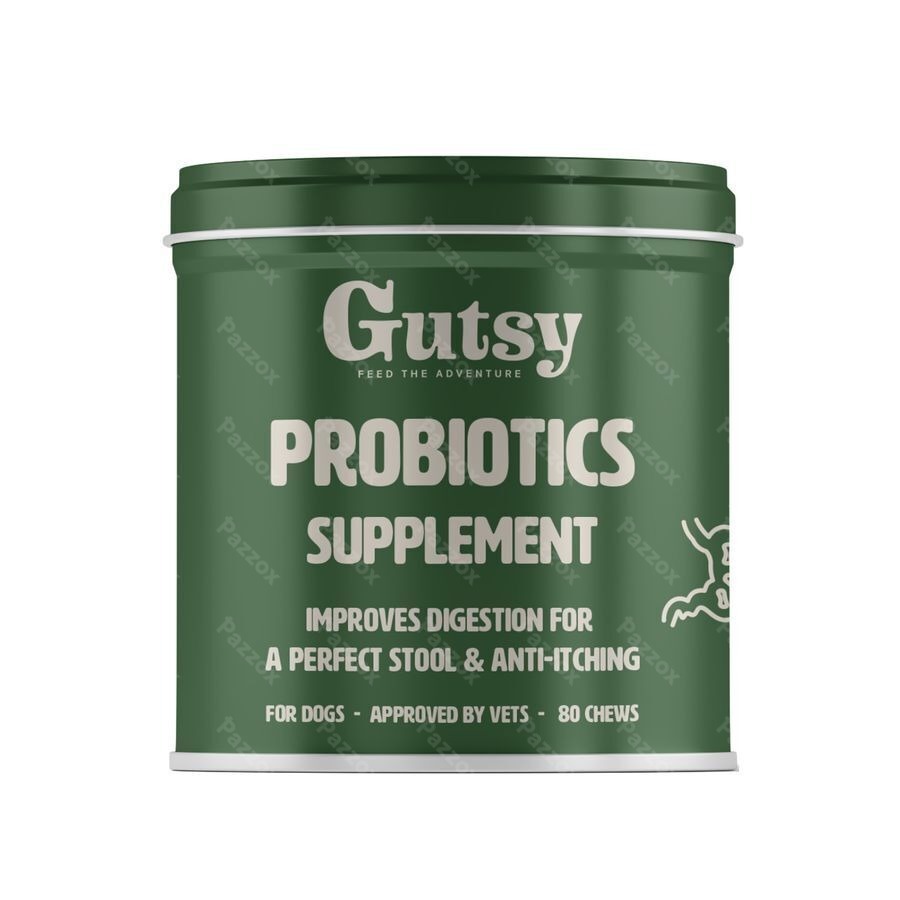Gutsy Probiotics Supplement Chews 80