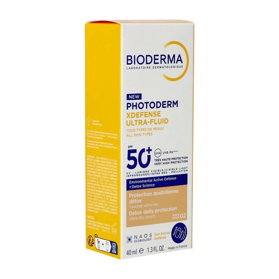 Bioderma Photoderm Xdefense Ultra-Fluid Kleur 02 SPF50+ 40ml