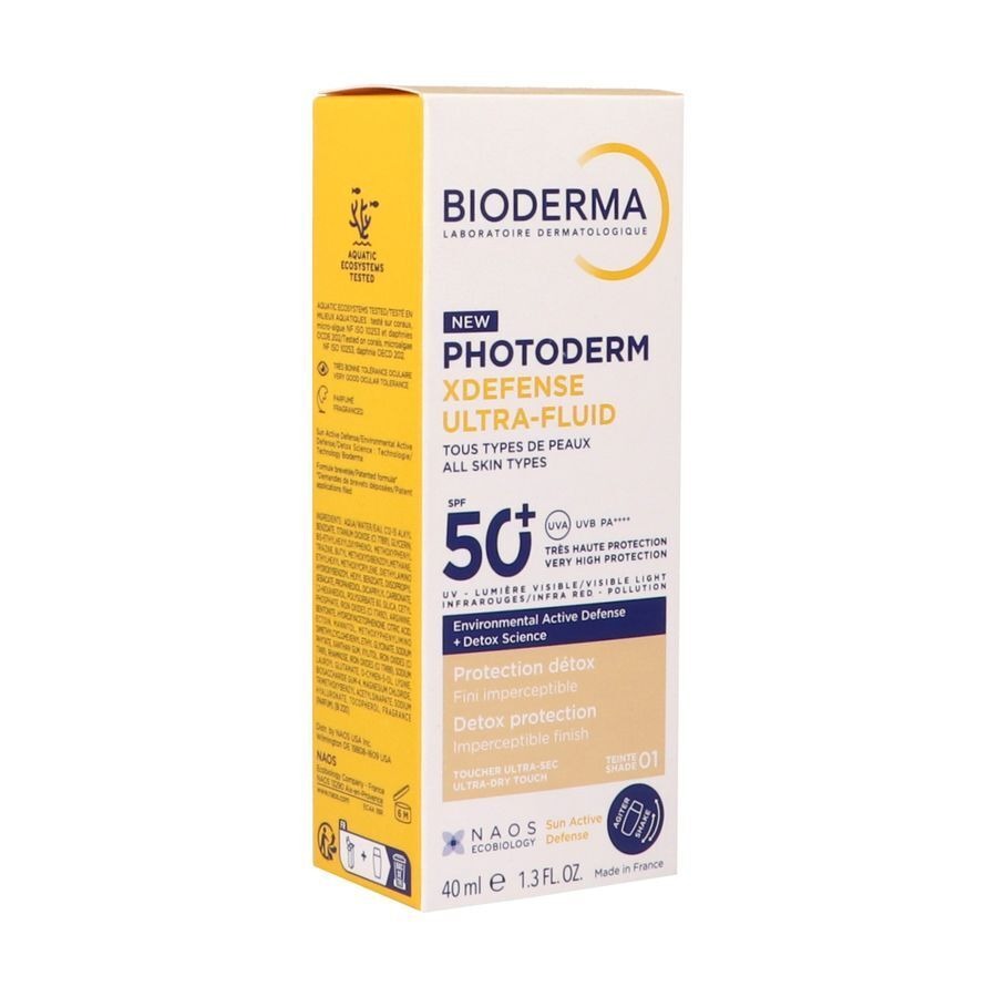 Bioderma Photoderm Xdefense Ultra-Fluid Kleur 01 SPF50+ 40ml