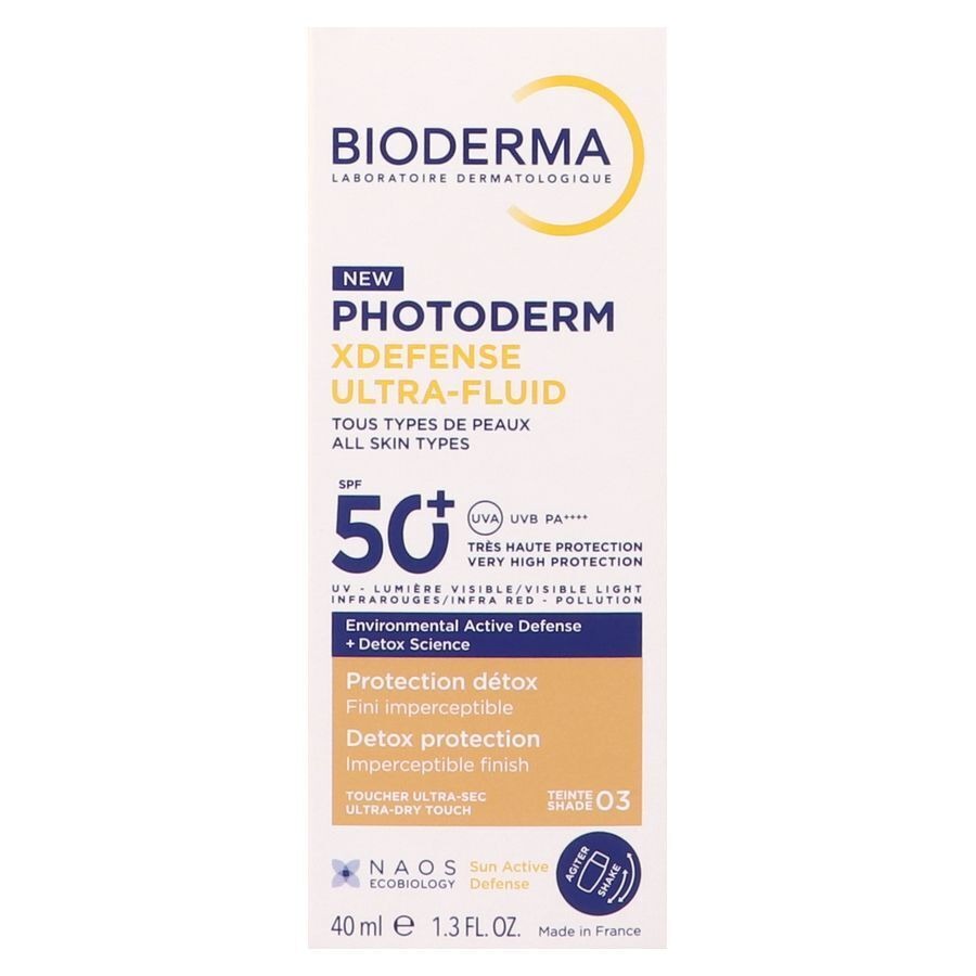 Bioderma Photoderm Xdefense Ultra-Fluid Kleur 03 SPF50+ 40ml