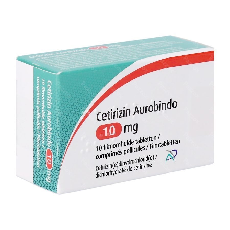 Aurobindo Ceterizin 10mg 10 Tabletten