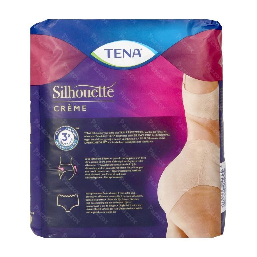 Tena Silhouette Plus Creme Hoge Taille M 9