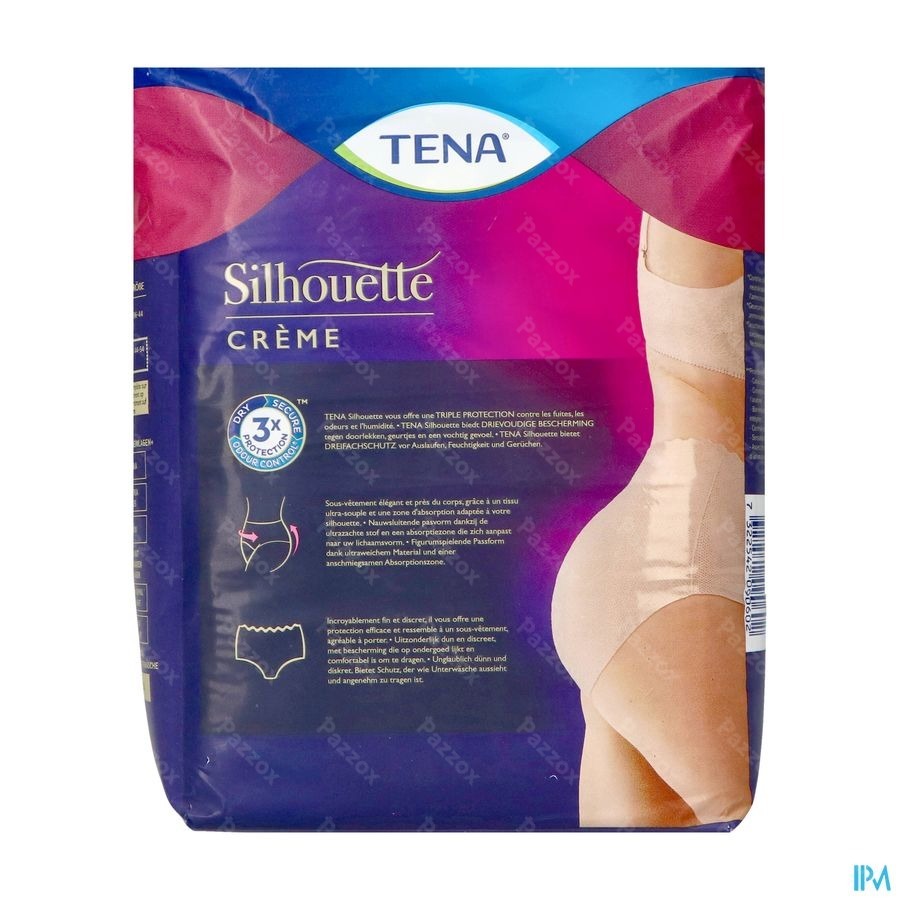 Tena Silhouette Plus Creme Hoge Taille l 8