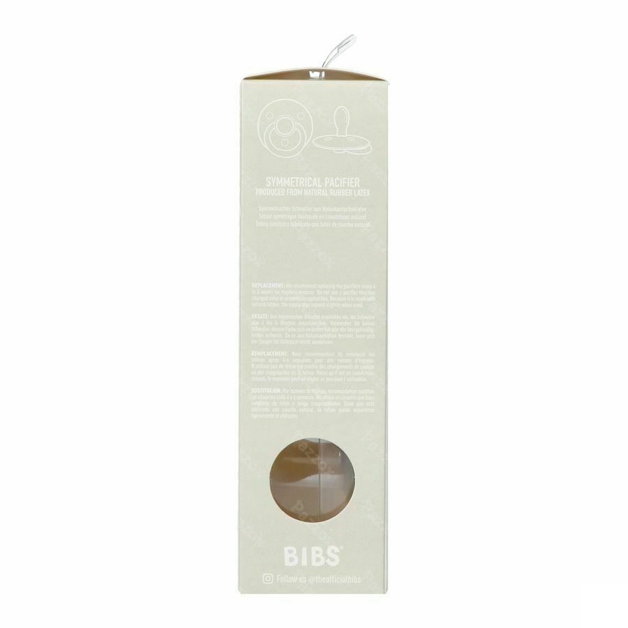 Bibs 1 Fopspeen Symmetric Duo Blush/woodchuck 2