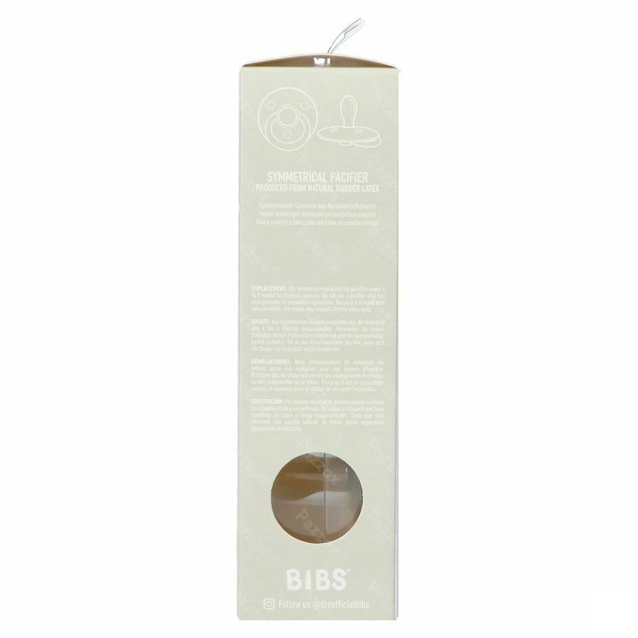 Bibs 1 Fopspeen Symmetric Duo Blush/woodchuck 2