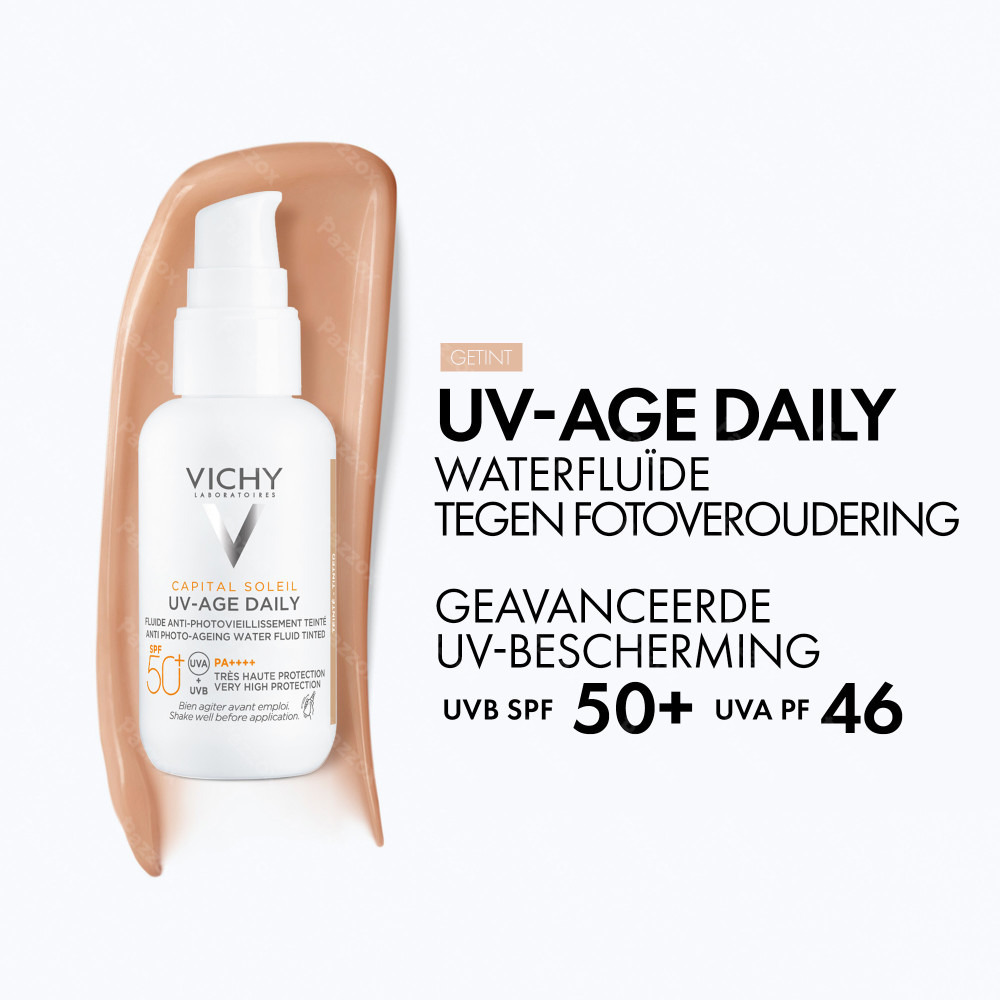 Vichy Capital Soleil Uv-Age Daily Getint Licht SPF50+ 40ml