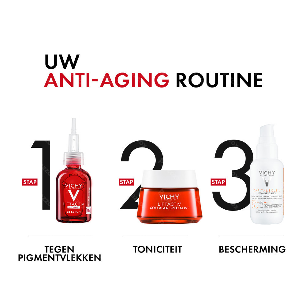 Vichy Capital Soleil Uv-Age Daily Getint Licht SPF50+ 40ml