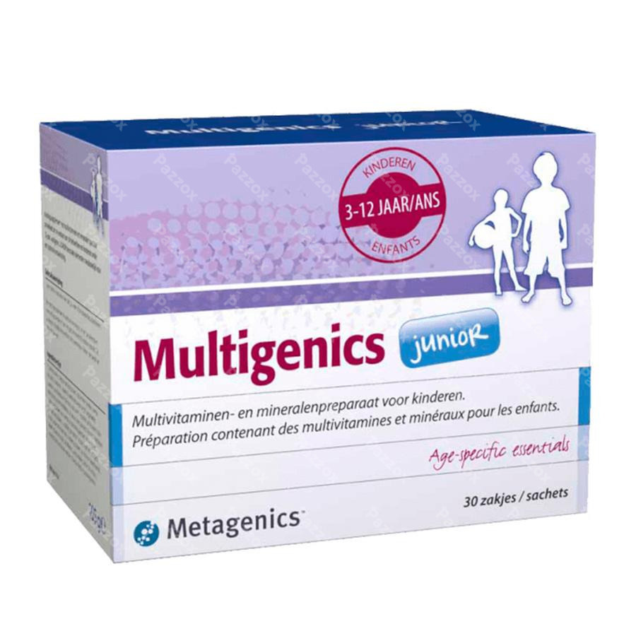 Metagenics MultiGenics Junior 30 Zakjes