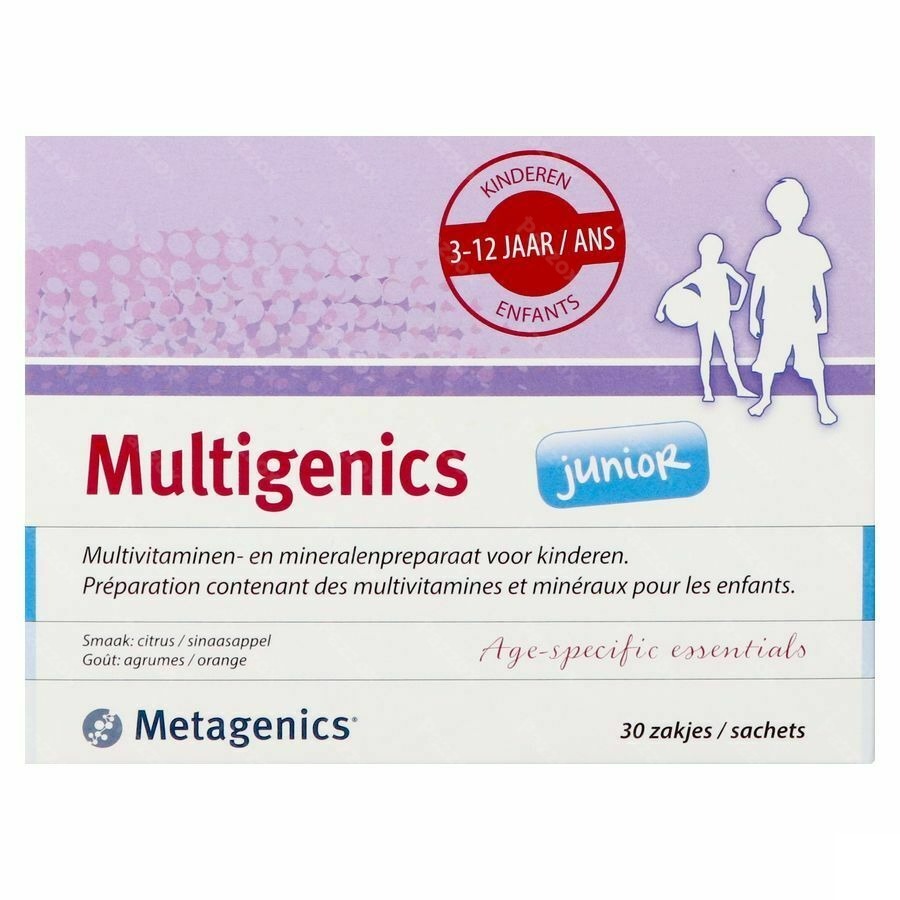 Metagenics MultiGenics Junior 30 Zakjes