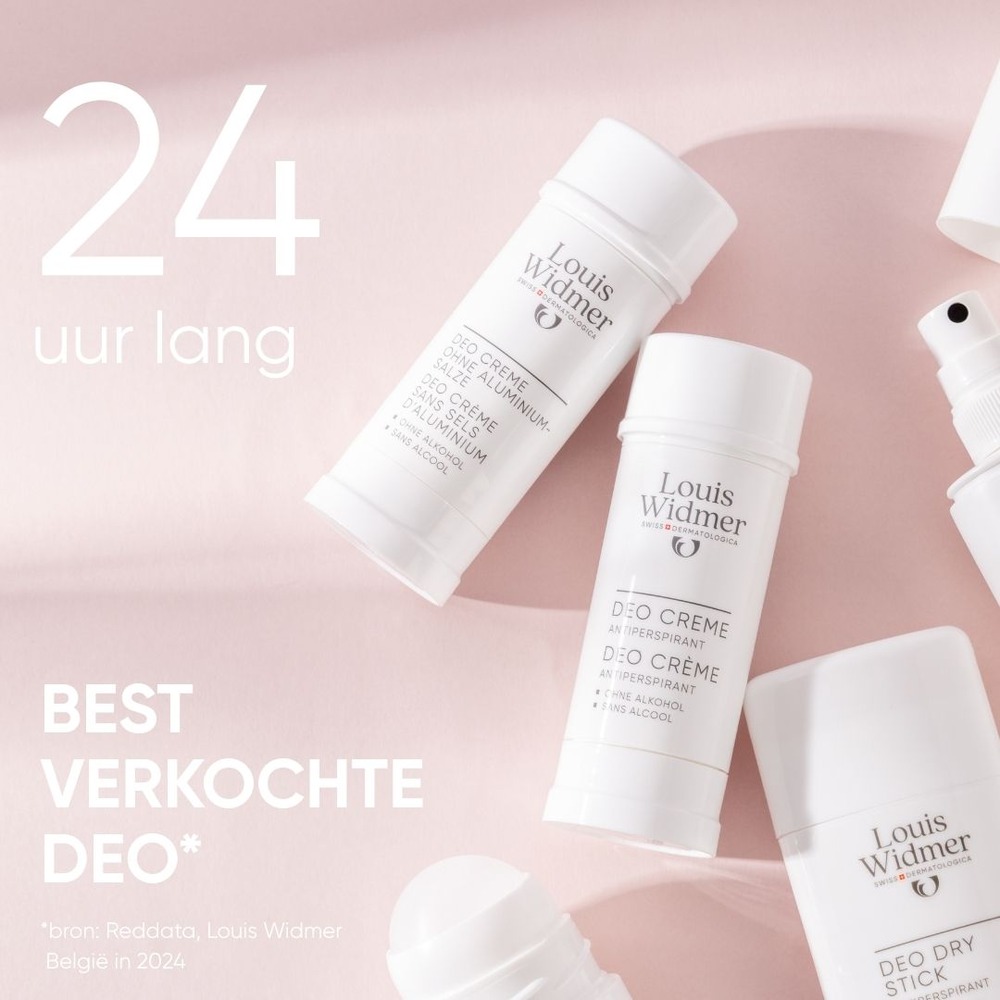 Louis Widmer Deo Crème Zonder Aluminiumzouten Met Parfum 40ml
