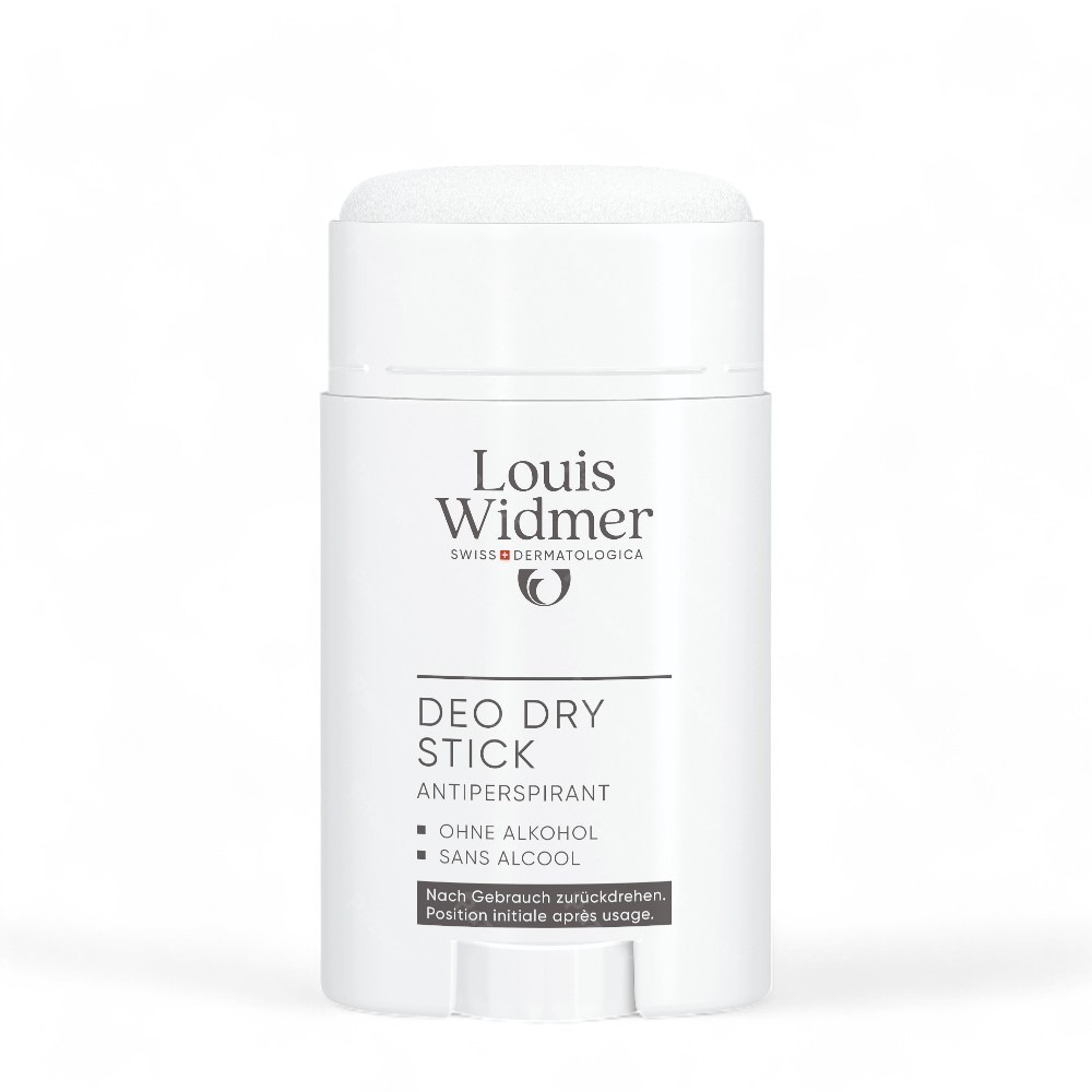 Louis Widmer Bodycare Deo Dry Stick Antiperspirant Zonder Parfum 50ml