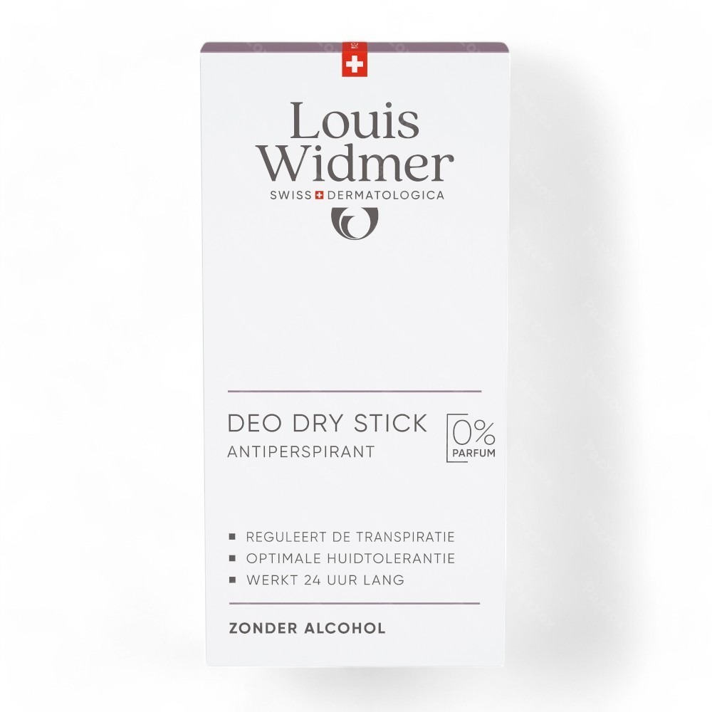 Louis Widmer Bodycare Deo Dry Stick Antiperspirant Zonder Parfum 50ml