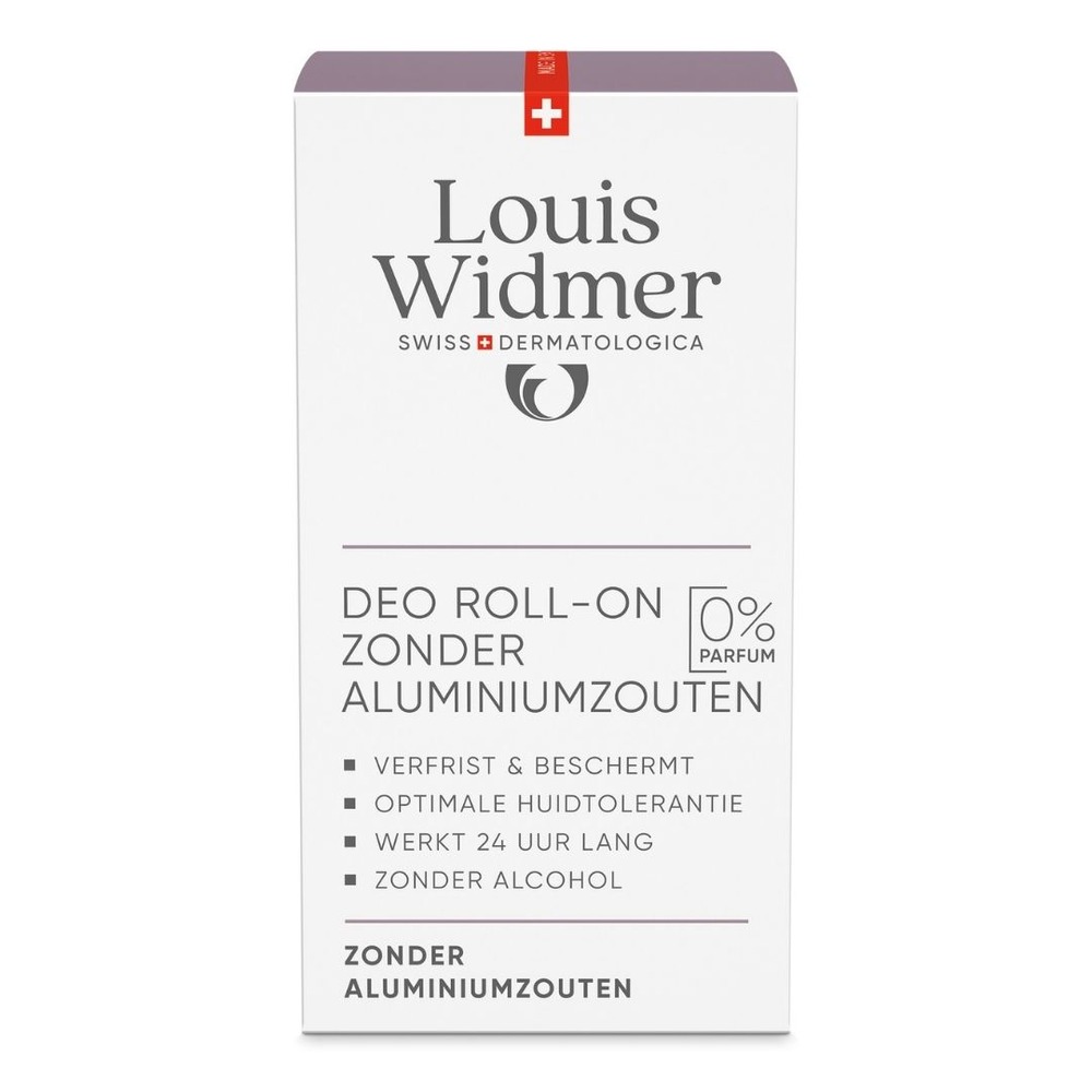 Louis Widmer Deo Roll-on Zonder Aluminiumzouten Zonder Parfum 50ml