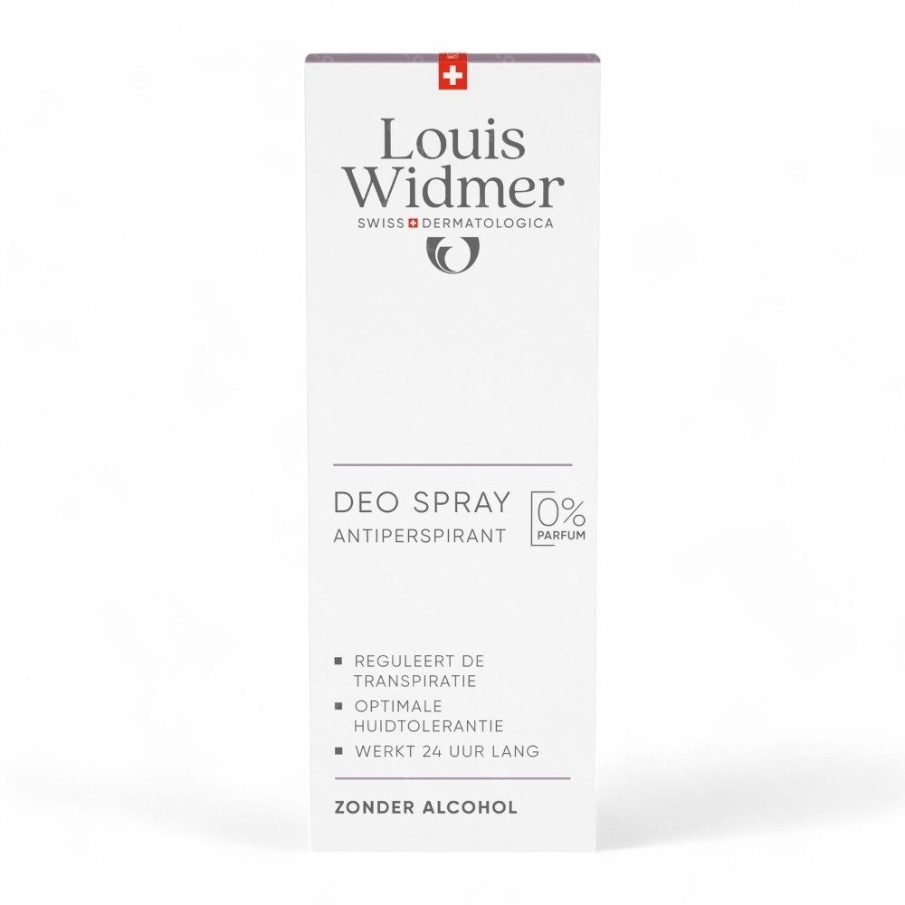 Louis Widmer Bodycare Deo Spray Antiperspirant Zonder Parfum 75ml