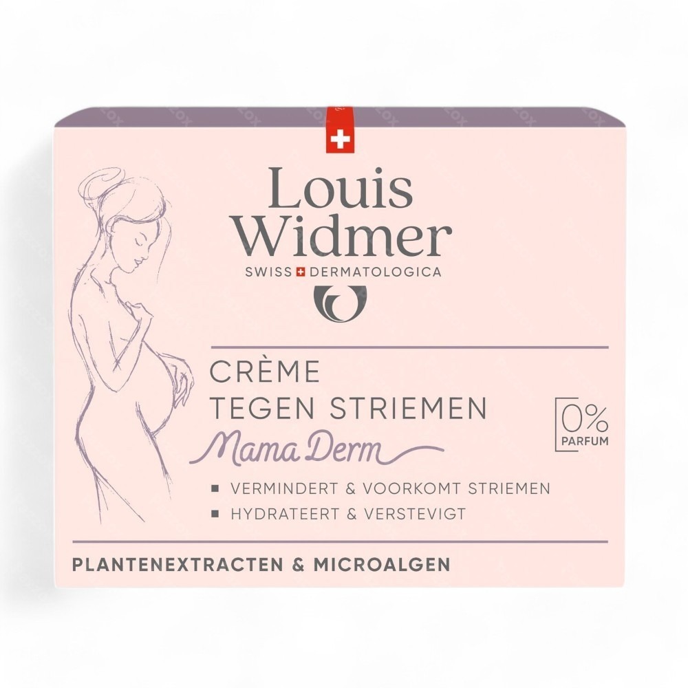 Louis Widmer Bodycare Mamaderm Creme Tegen Striemen Niet Geparfumeerd 250 Ml