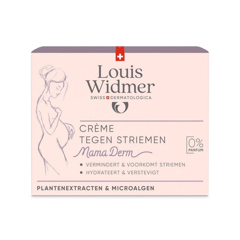 Louis Widmer Bodycare Mamaderm Creme Tegen Striemen Niet Geparfumeerd 250 Ml