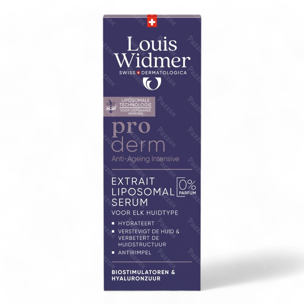 Louis Widmer Proderm Extrait Liposomal Serum Zonder Parfum 30ml