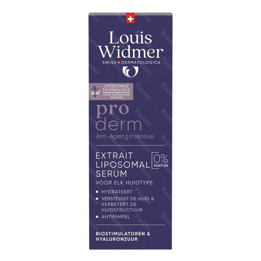 Louis Widmer Proderm Extrait Liposomal Serum Zonder Parfum 30ml