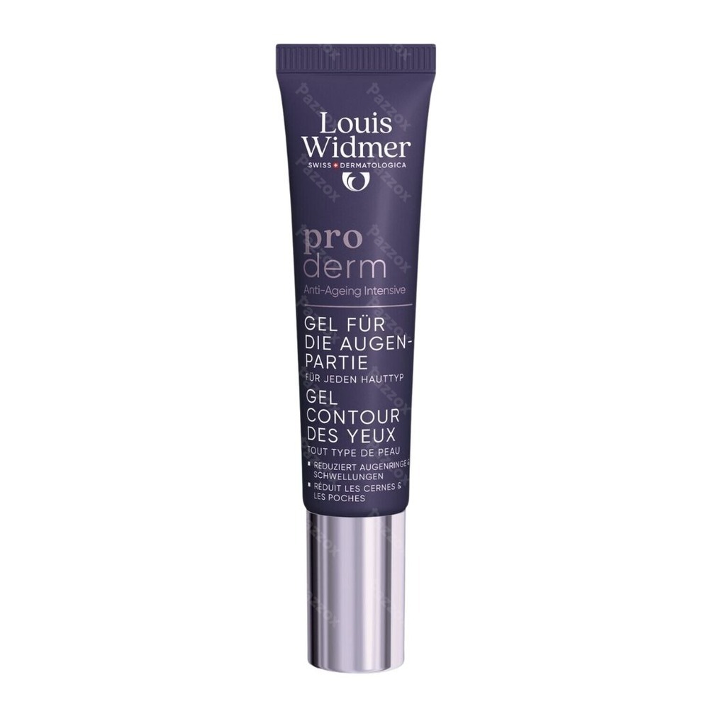 Louis Widmer Proderm Oogomtrekgel Zonder Parfum 15ml