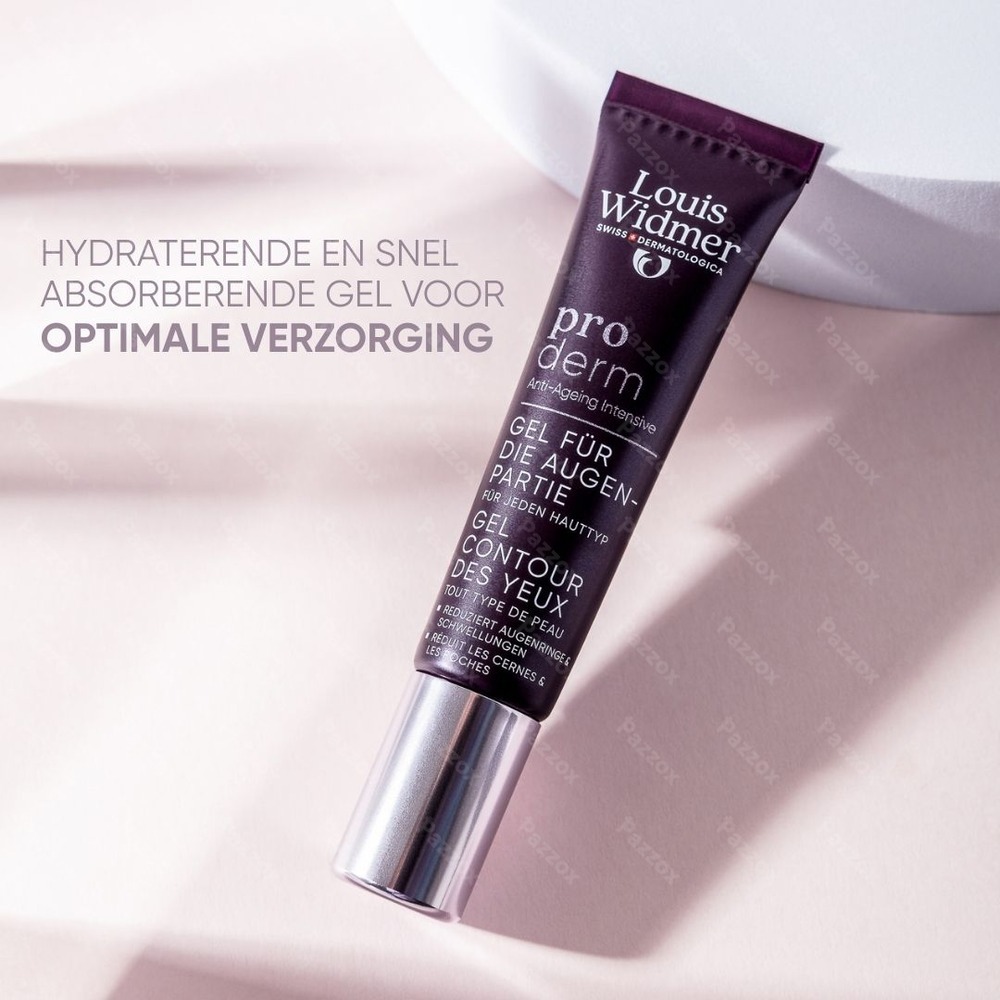 Louis Widmer Proderm Oogomtrekgel Zonder Parfum 15ml