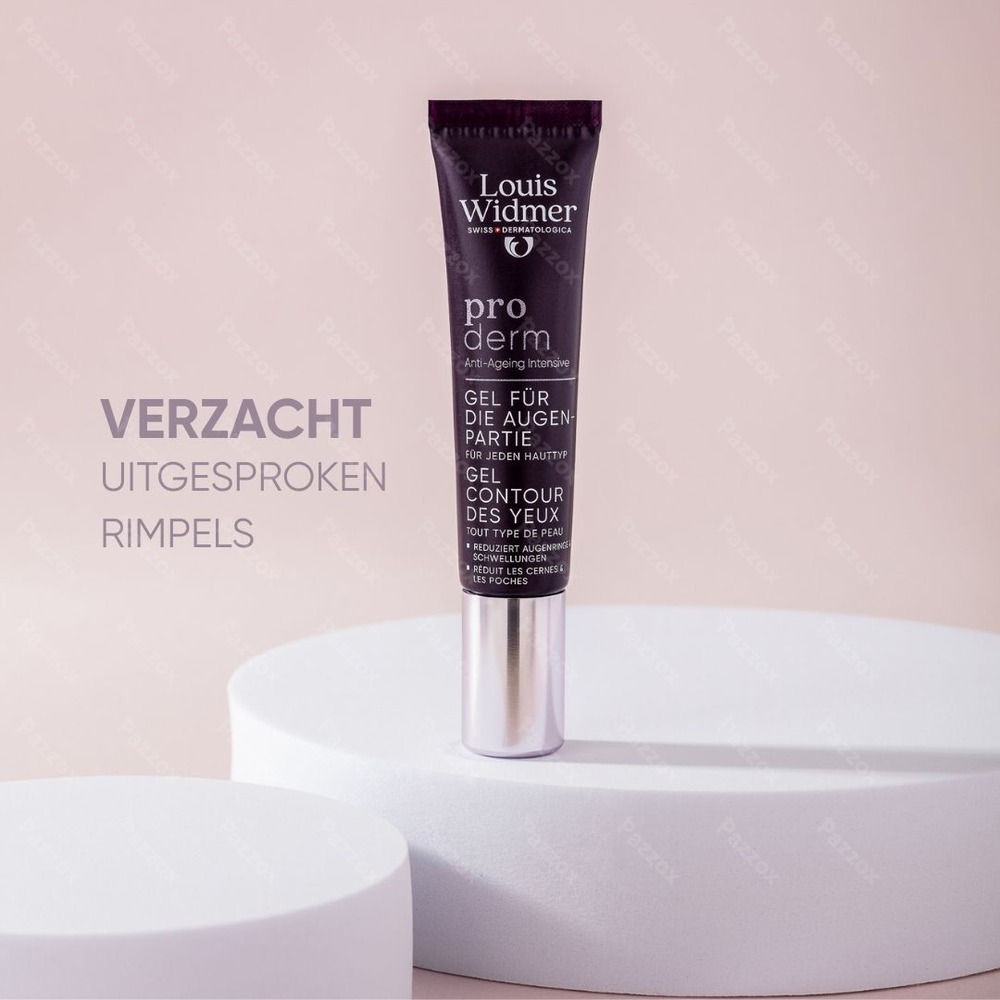 Louis Widmer Proderm Oogomtrekgel Zonder Parfum 15ml