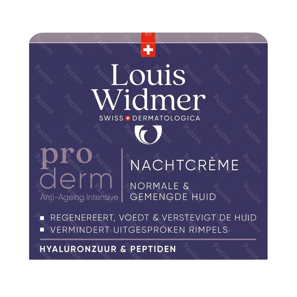 Louis Widmer Proderm Nachtcrème Met Parfum 50ml