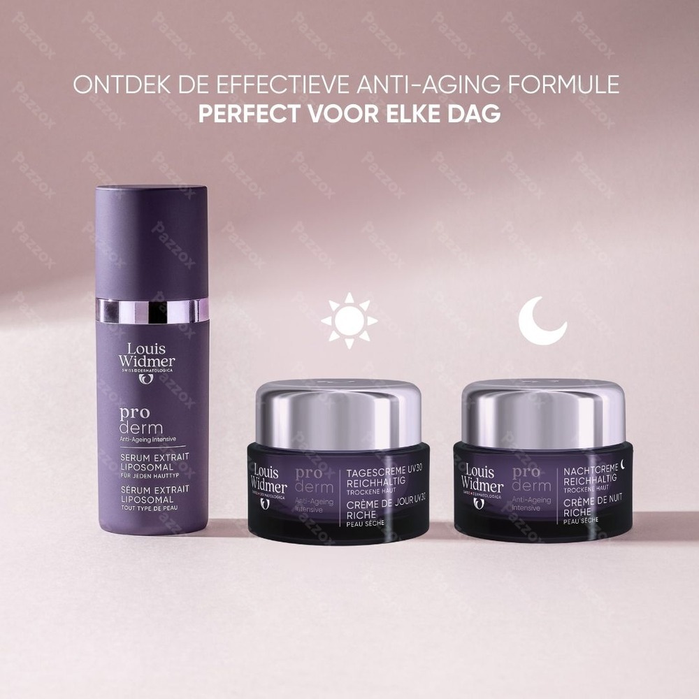 Louis Widmer Proderm Dagcrème UV 30 Rijke Textuur Met Parfum 50ml