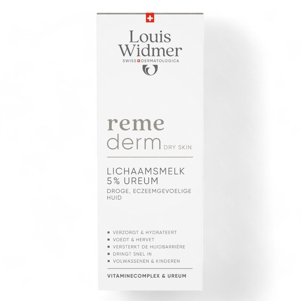 Louis Widmer Remederm Lichaamsmelk 5 % Ureum Met Parfum 200ml