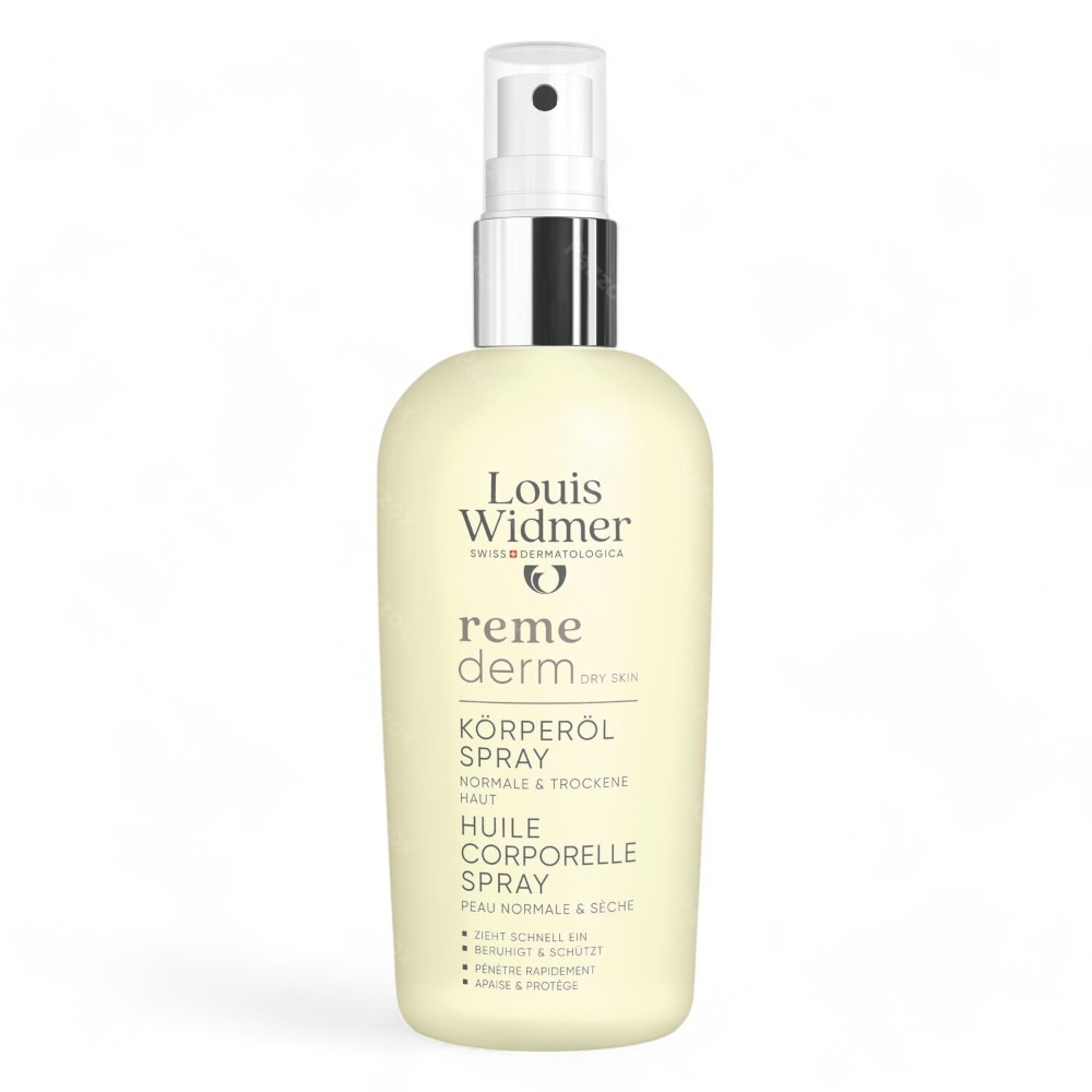 Louis Widmer Remederm Lichaamsolie Spray 150ml