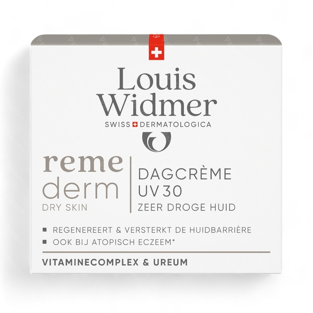 Louis Widmer Remederm Dagcrème Uv 30 Met Parfum 50ml