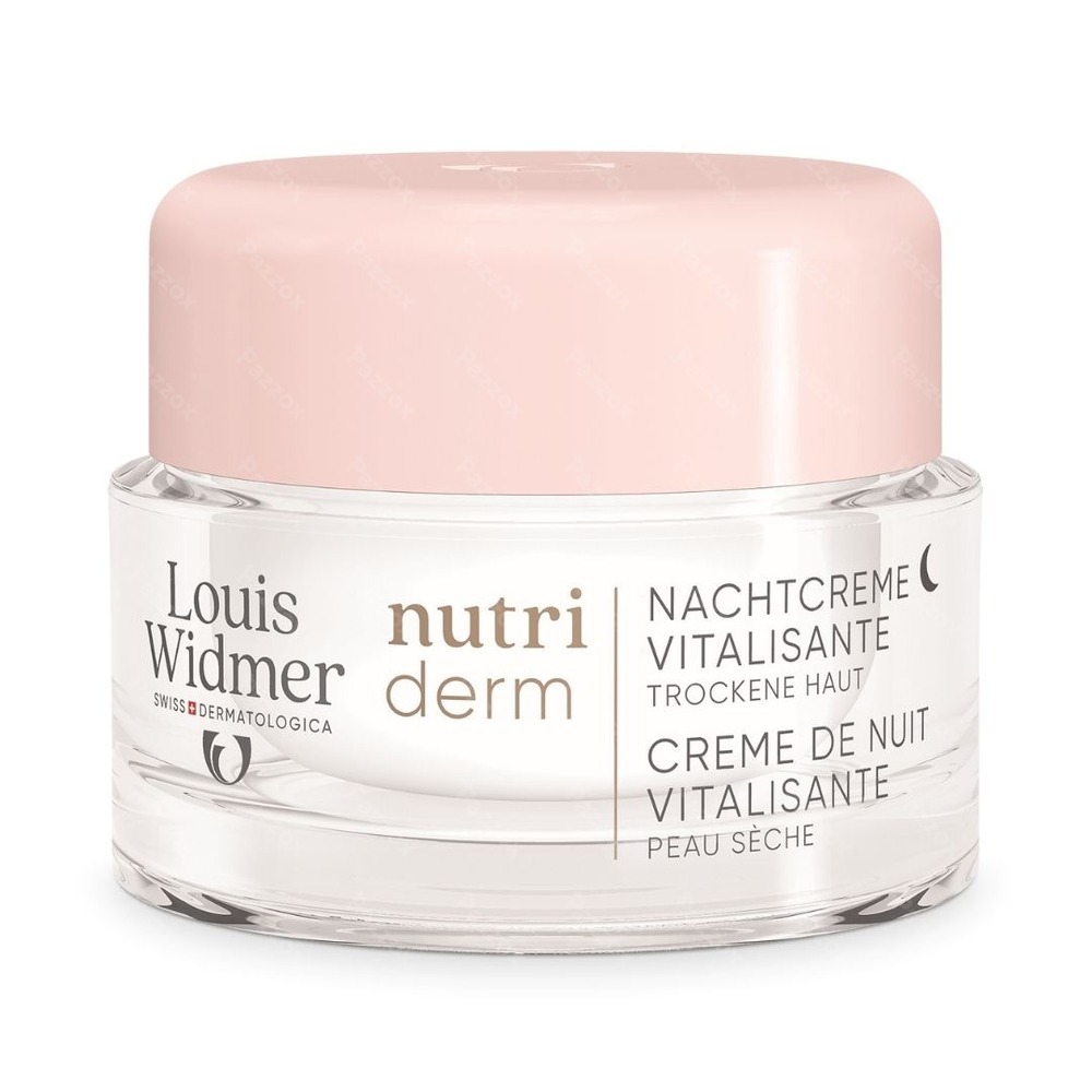 Louis Widmer Nutriderm Vitaliserende Nachtcrème Zonder Parfum 50ml