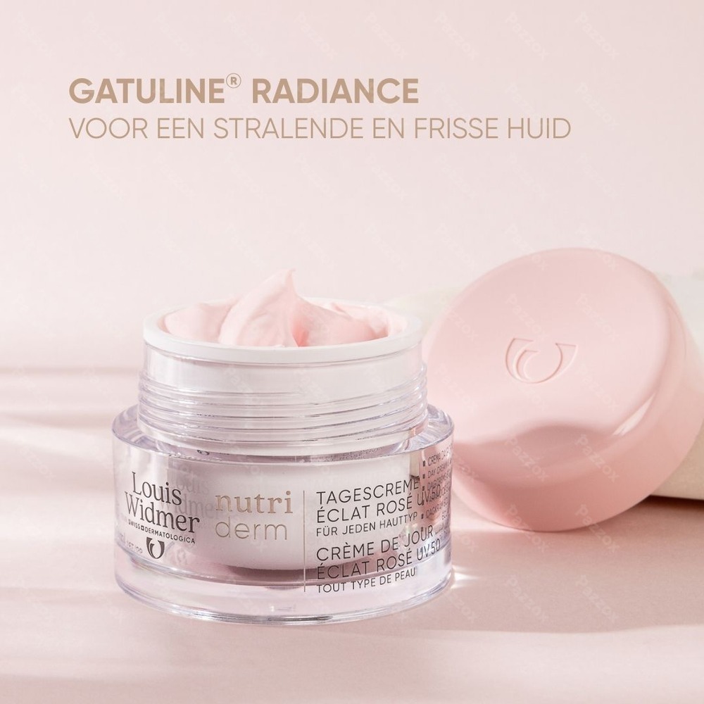 Louis Widmer Nutriderm Dagcrème Éclat Rosé Uv 50 met Parfum50ml
