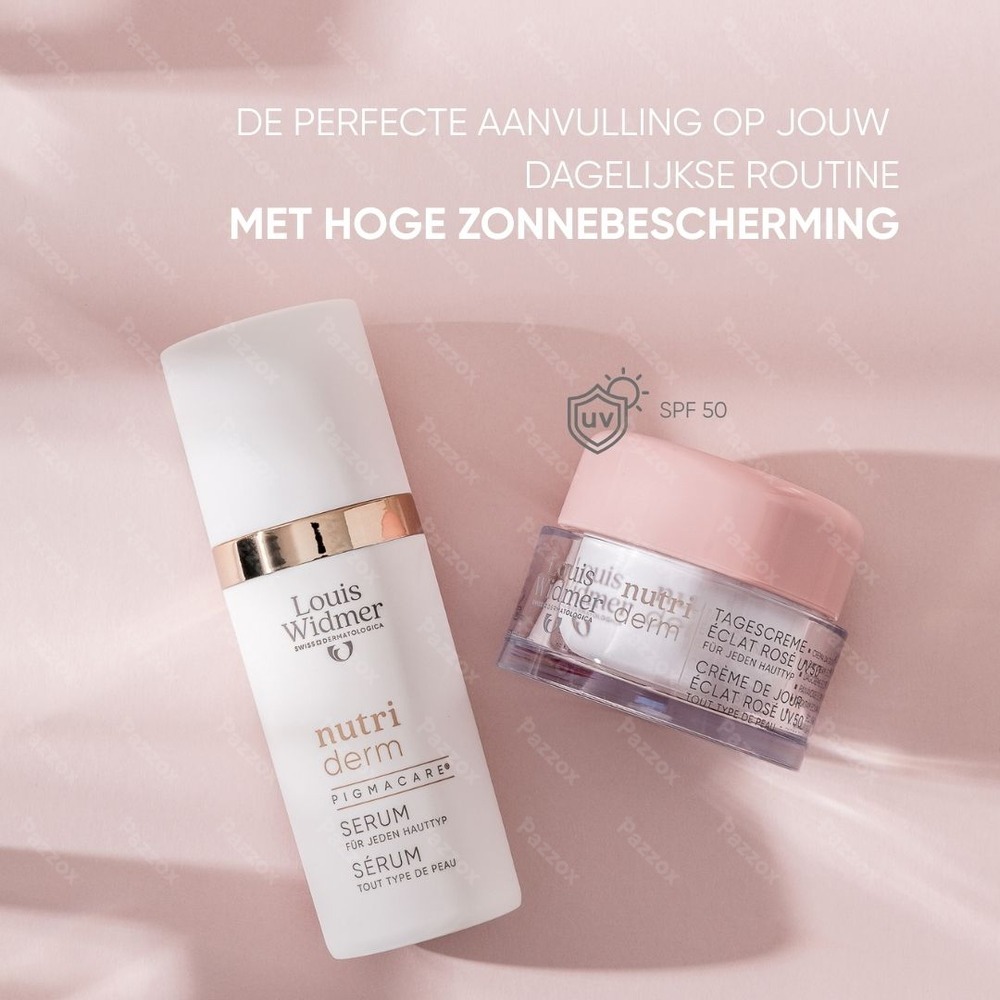 Louis Widmer Nutriderm Dagcrème Éclat Rosé Uv 50 met Parfum50ml